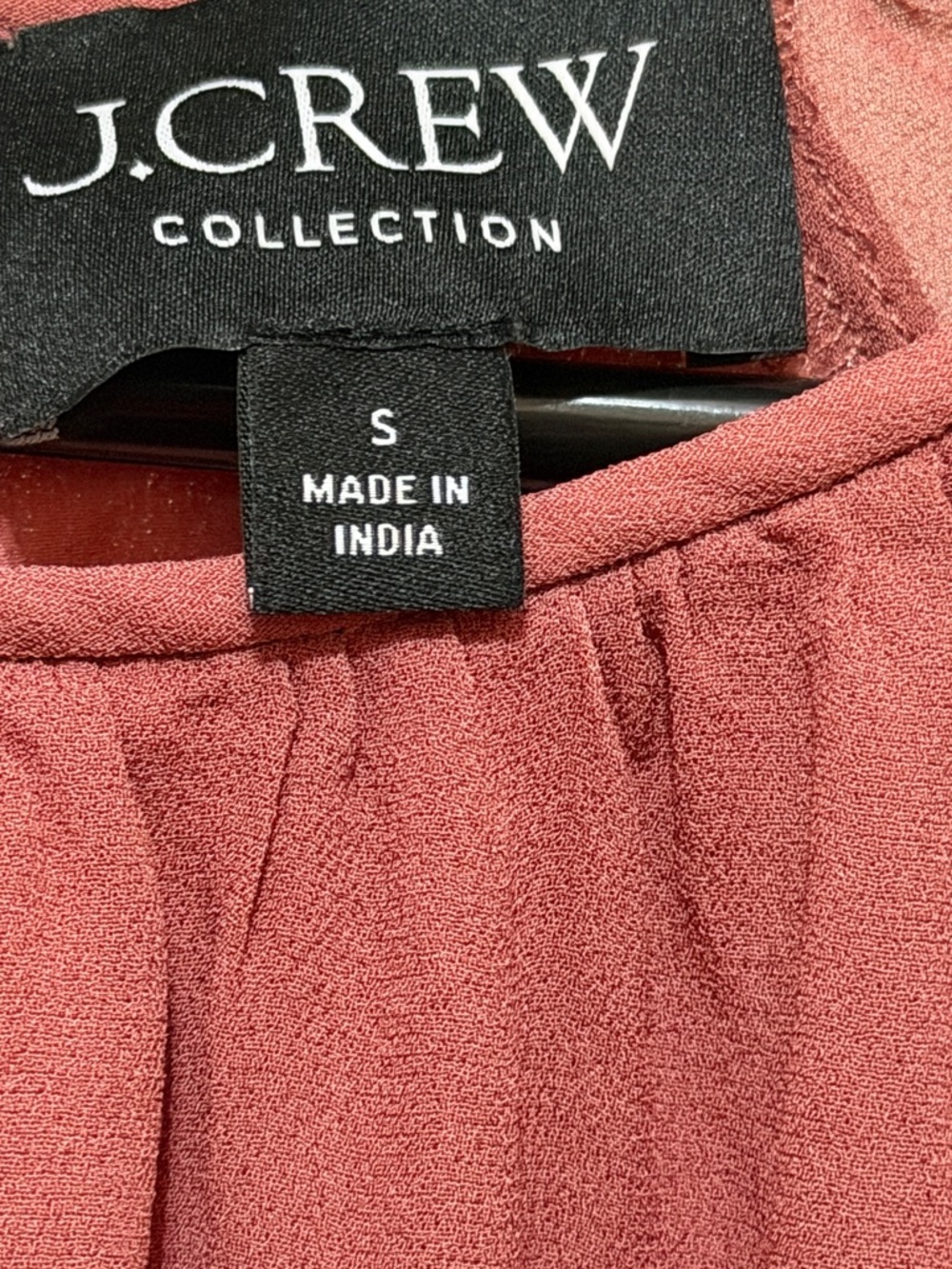 J. Crew Dusty Rose Ruffle Blouse - Picture 4 of 8